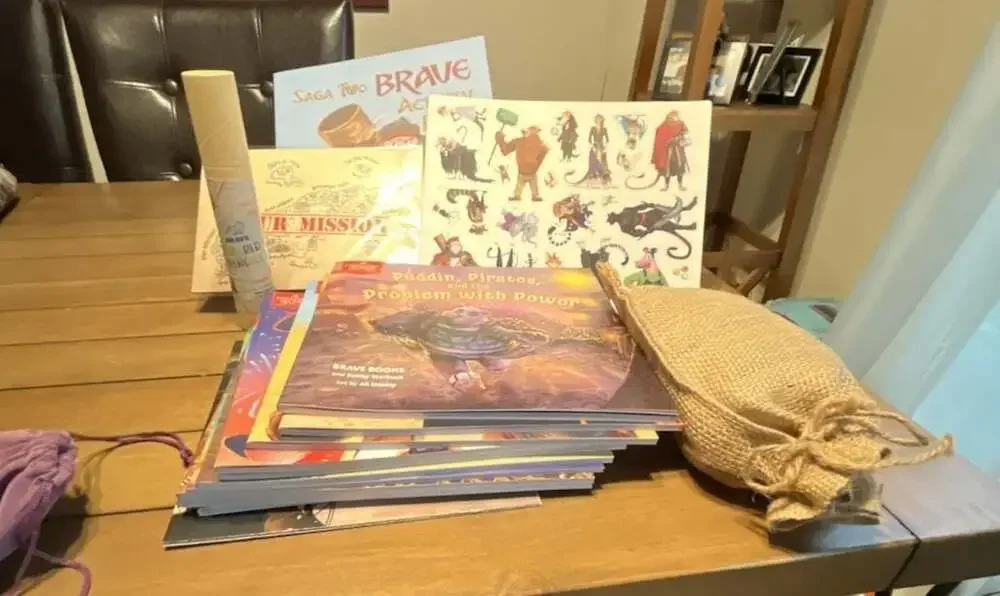 Brave Books Saga Two Treasure Box Educational Book Set